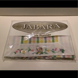 NWT JABARA EASTER SEERSUCKER TABLE RUNNER.